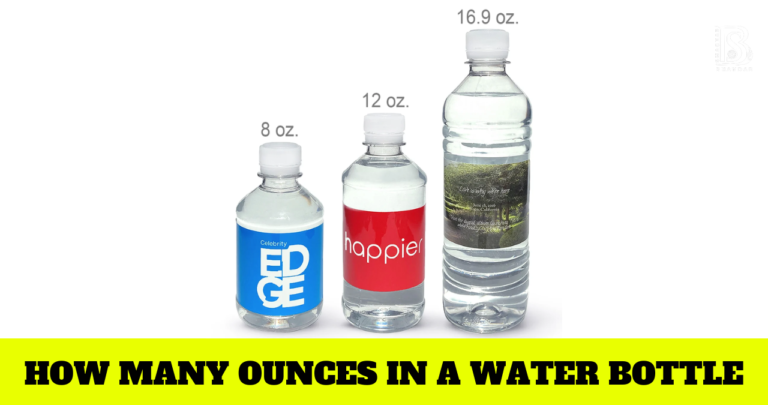 How many ounces in a water bottle