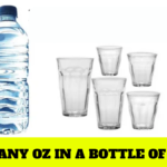How many oz in a bottle of water